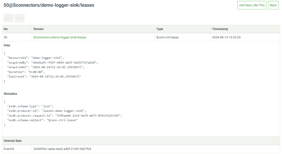 Connector leases