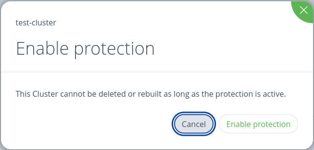 enable protection
